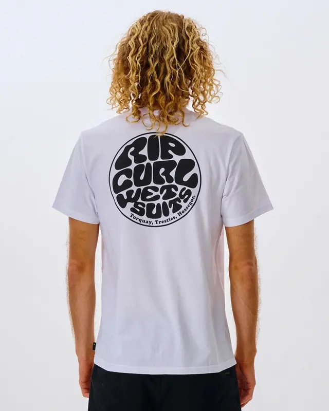 CAMISETA RIP CURL WETTIE SUIT ICON 1000-WHITE