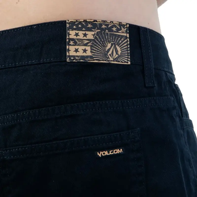 BERMUDA VOLCOM SARJA COLOR PRETO