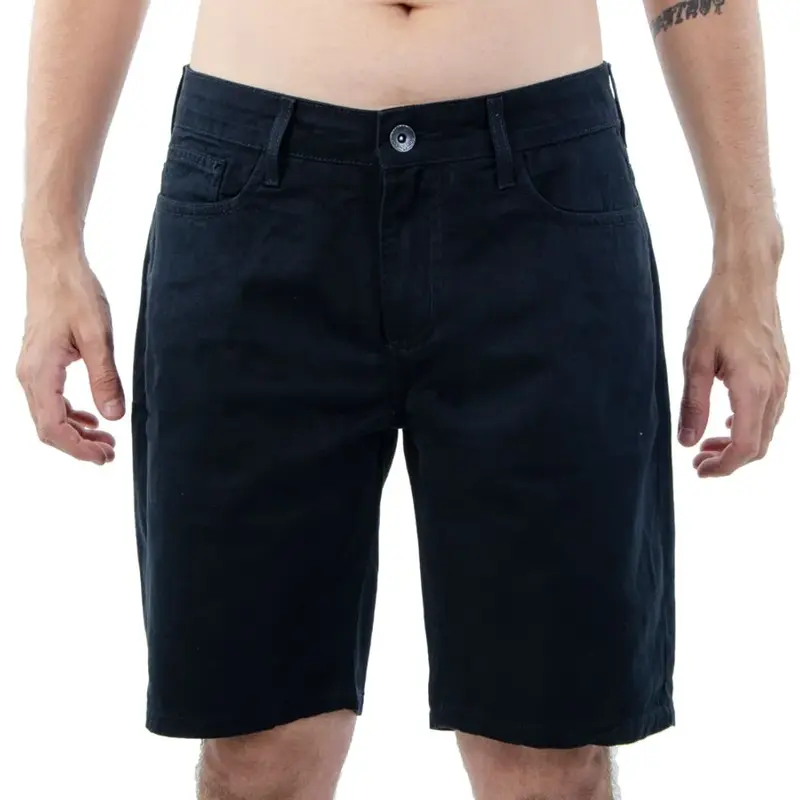 BERMUDA VOLCOM SARJA COLOR PRETO