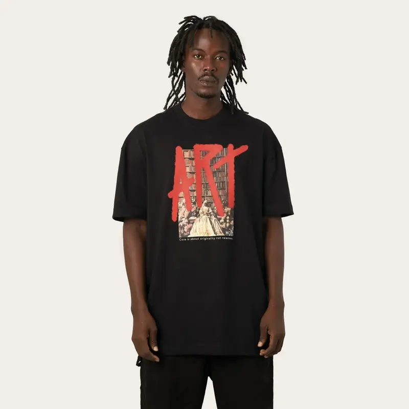CAMISETA BOX-FIT IKIGAI TRAVIS BOMB PRETO