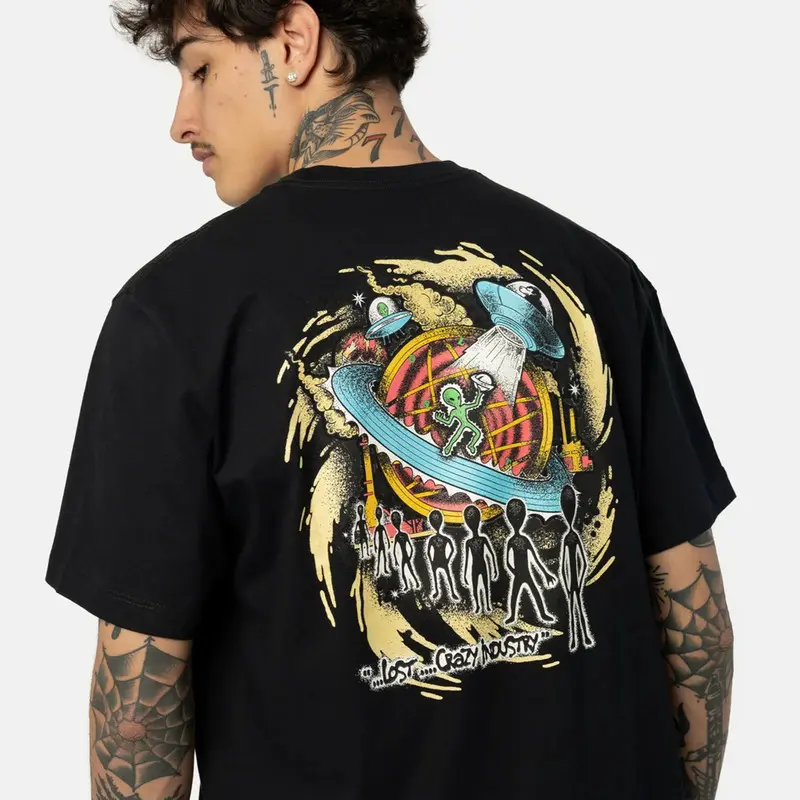 CAMISETA LOST INDUSTRIES PRETO