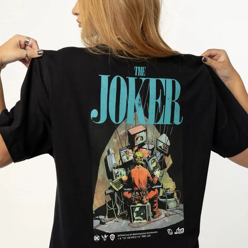 CAMISETA LOST JOKER MIRROR PRETO