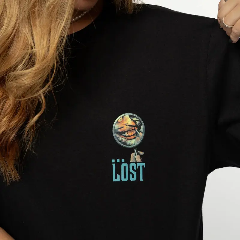 CAMISETA LOST JOKER MIRROR PRETO
