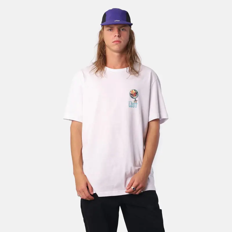 CAMISETA LOST JOKER MIRROR BRANCO