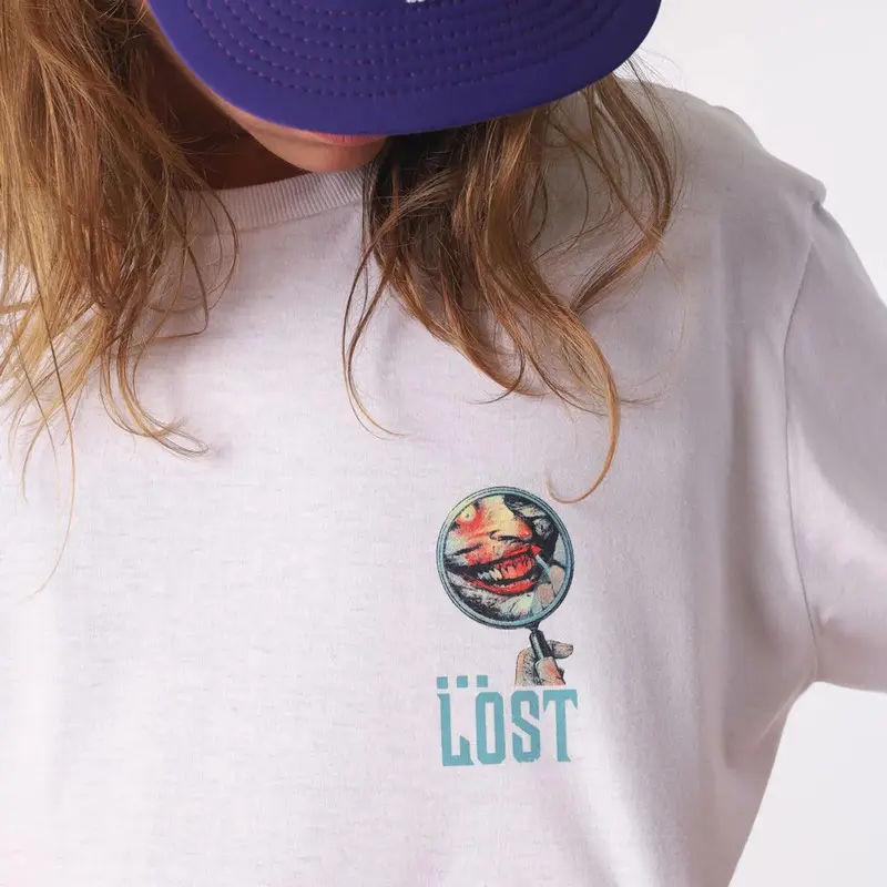 CAMISETA LOST JOKER MIRROR BRANCO