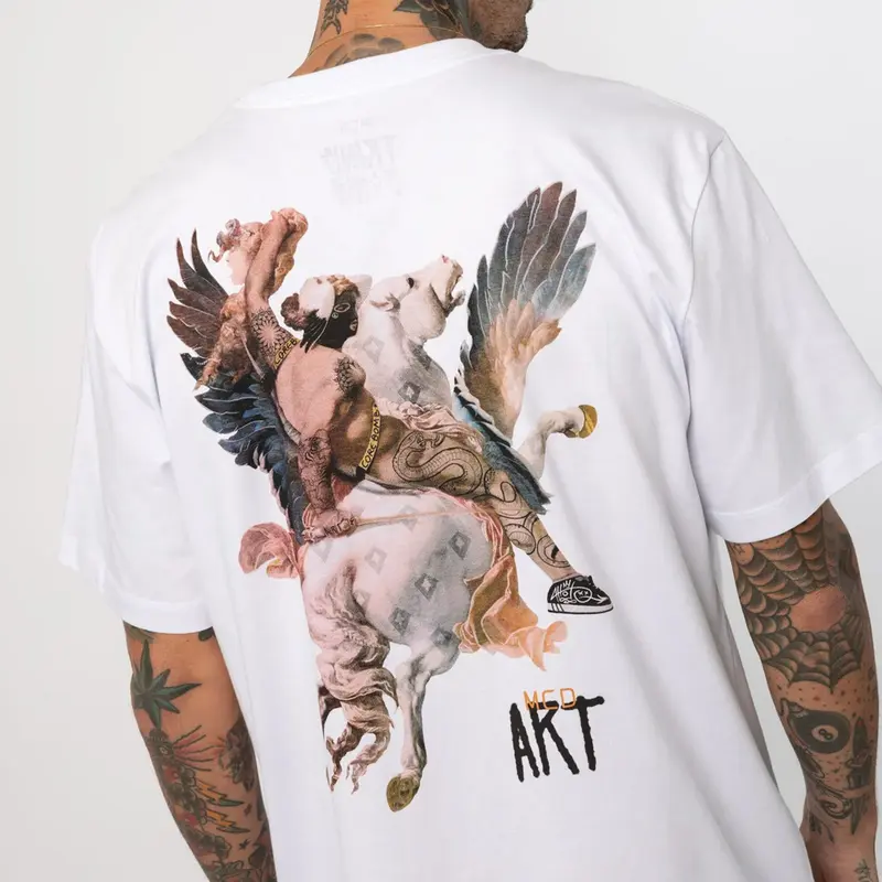 CAMISETA MCD T-SHIRT REGULAR PEGASUS BRANCO