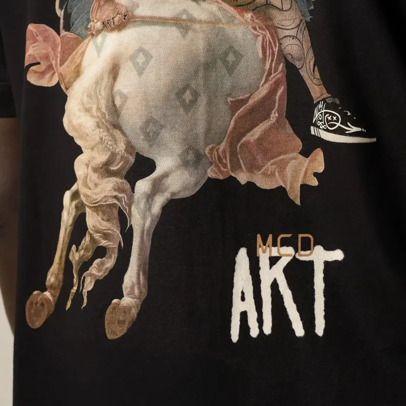 CAMISETA MCD T-SHIRT REGULAR PEGASUS PRETO