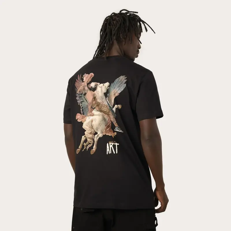 CAMISETA MCD T-SHIRT REGULAR PEGASUS PRETO