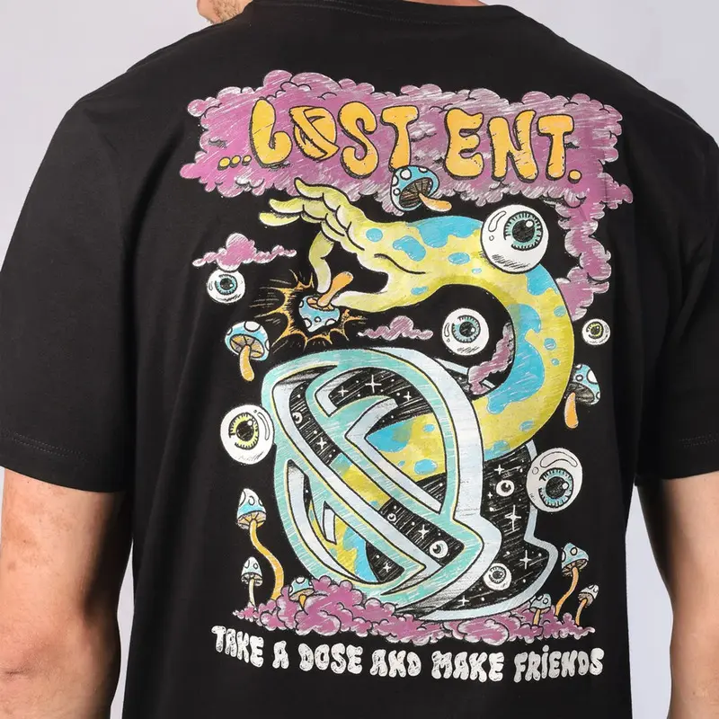 CAMISETA LOST MAKE FRIENDS PRETO