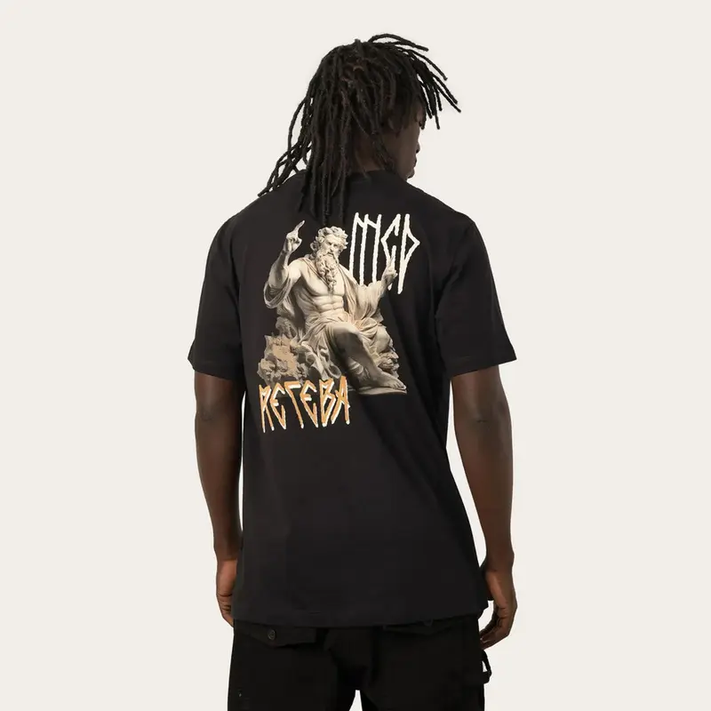 CAMISETA MCD REGULAR RECEBA PRETO