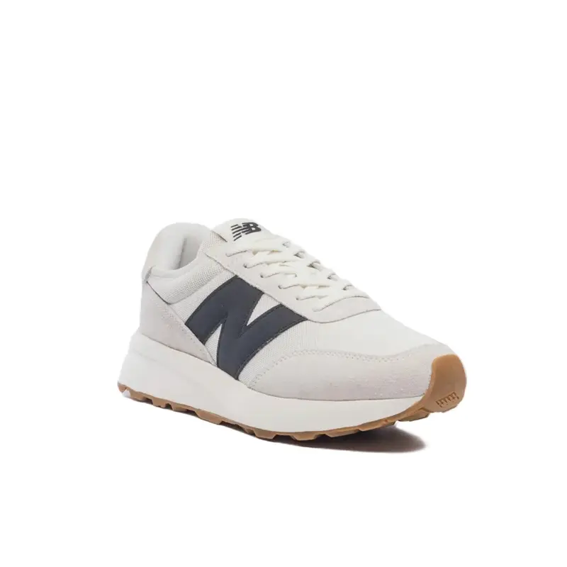 TENIS NEW BALANCE 370V1 BEGE CLARO/PRETO