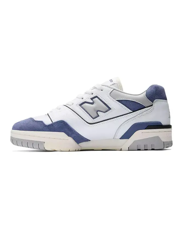 TENIS NEW BALANCE 550 BRANCO/AZUL LIGHT/PRATA