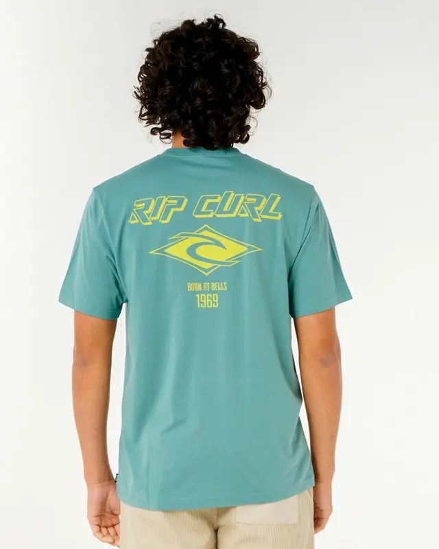 CAMISETA RIP CURL FADE OUT ICON 111-BLUE LAGOON