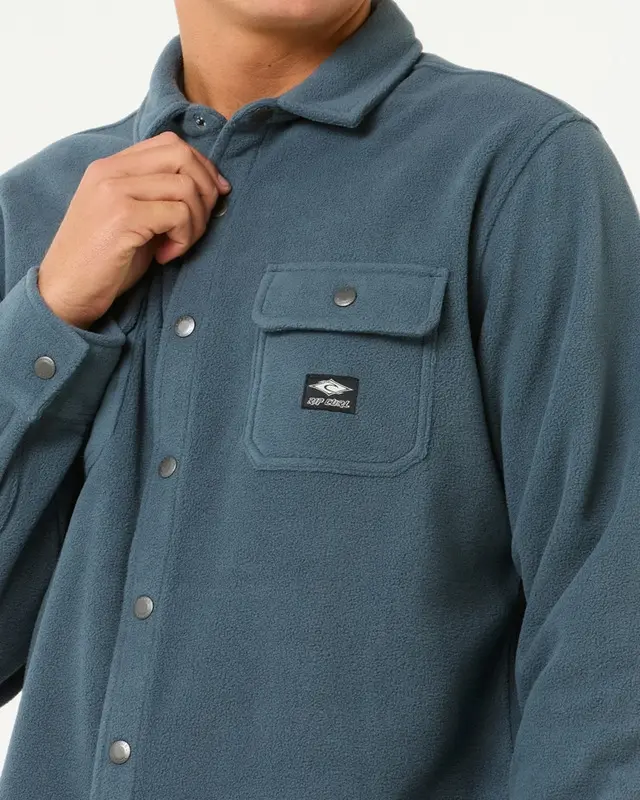 CAMISA RIP CURL FUN TIMES POLAR FLEECE 432-PINE NIGHT