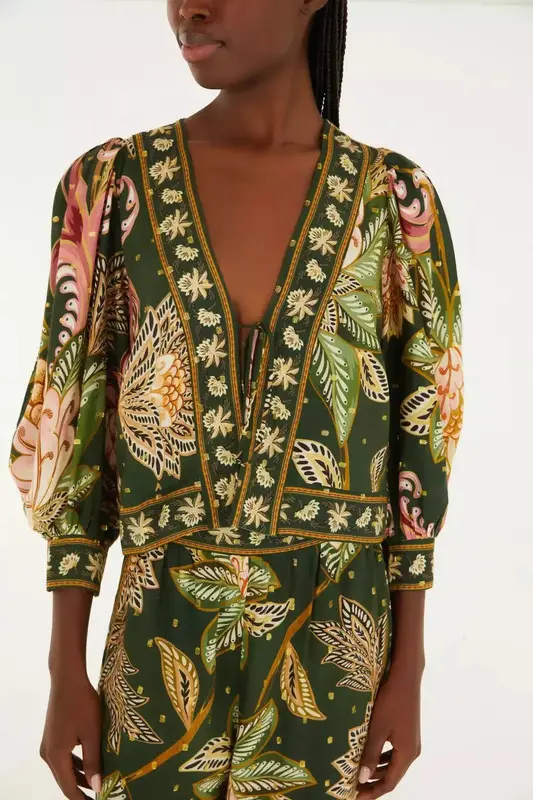 BLUSA FARM DELHI FLORAL