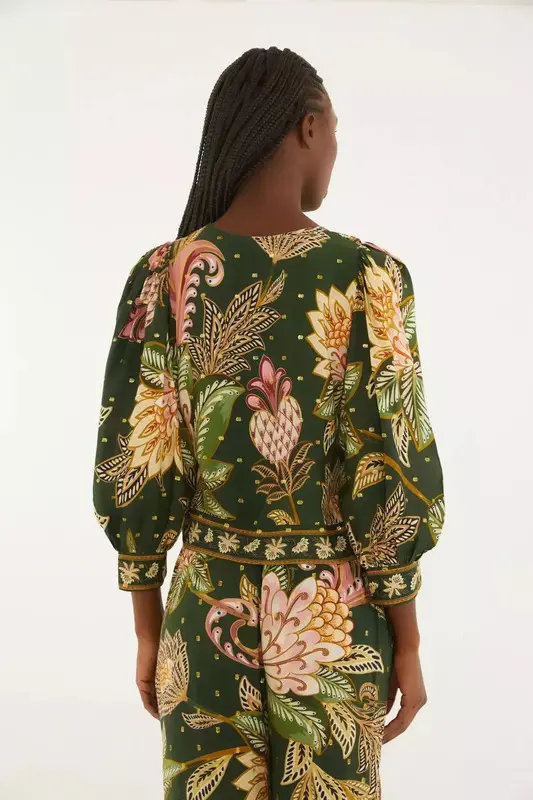 BLUSA FARM DELHI FLORAL