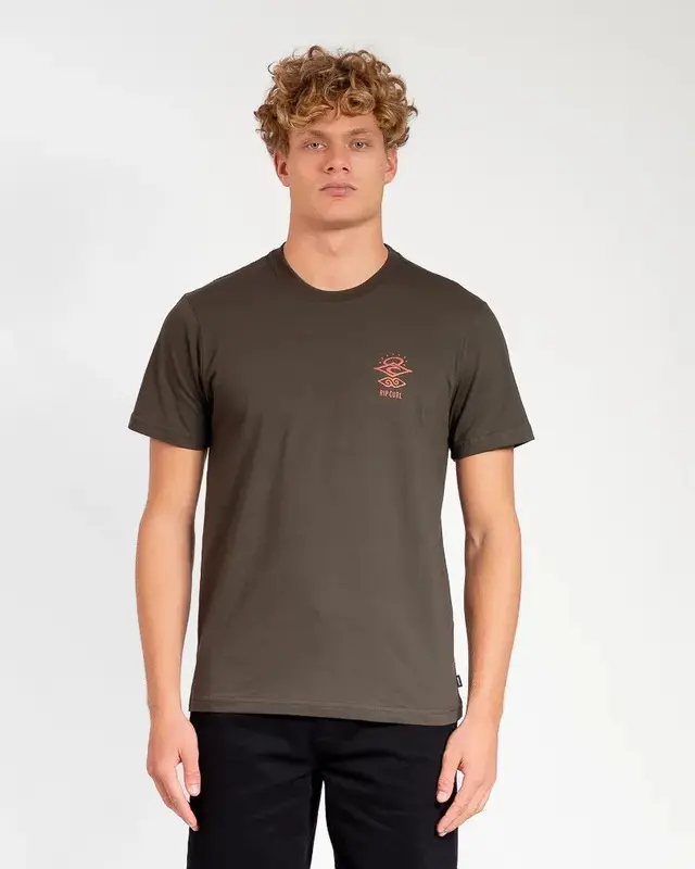 CAMISETA RIP CURL THE SEARCH ROUGH A628-DEEP ROCK