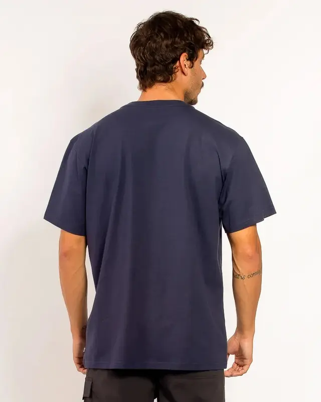 CAMISETA RIP CURL FILL ICON WASHED NAVY