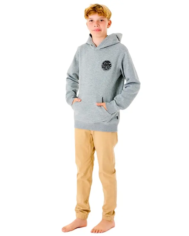 MOLETOM RIP CURL WETSUIT ICON JUVENIL GREY MARLE