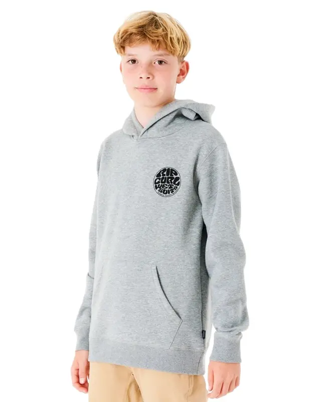 MOLETOM RIP CURL WETSUIT ICON JUVENIL GREY MARLE