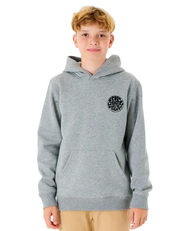MOLETOM RIP CURL WETSUIT ICON JUVENIL GREY MARLE