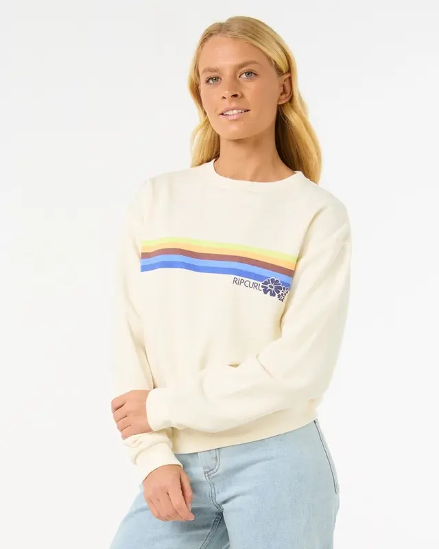 MOLETOM RIP CURL SURFARAMA REALAXED BONE