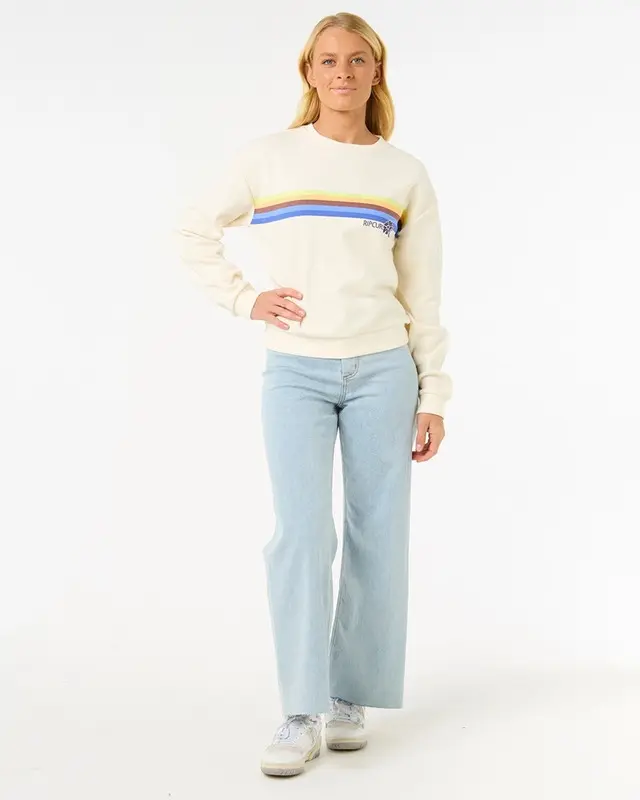 MOLETOM RIP CURL SURFARAMA REALAXED BONE