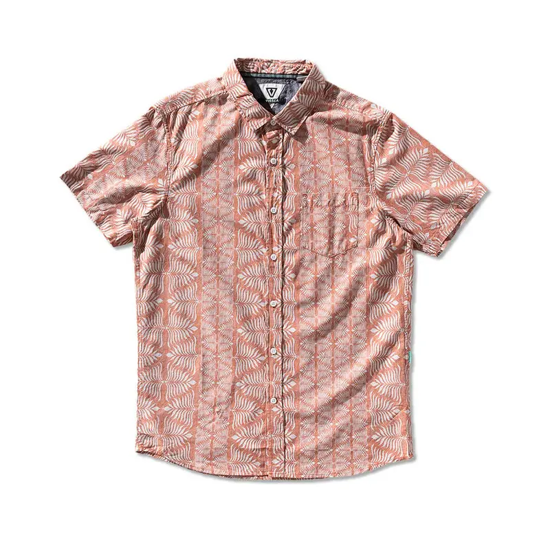 CAMISA VISSLA ISLAND IMPRESSIONS ECO TERRACOTA