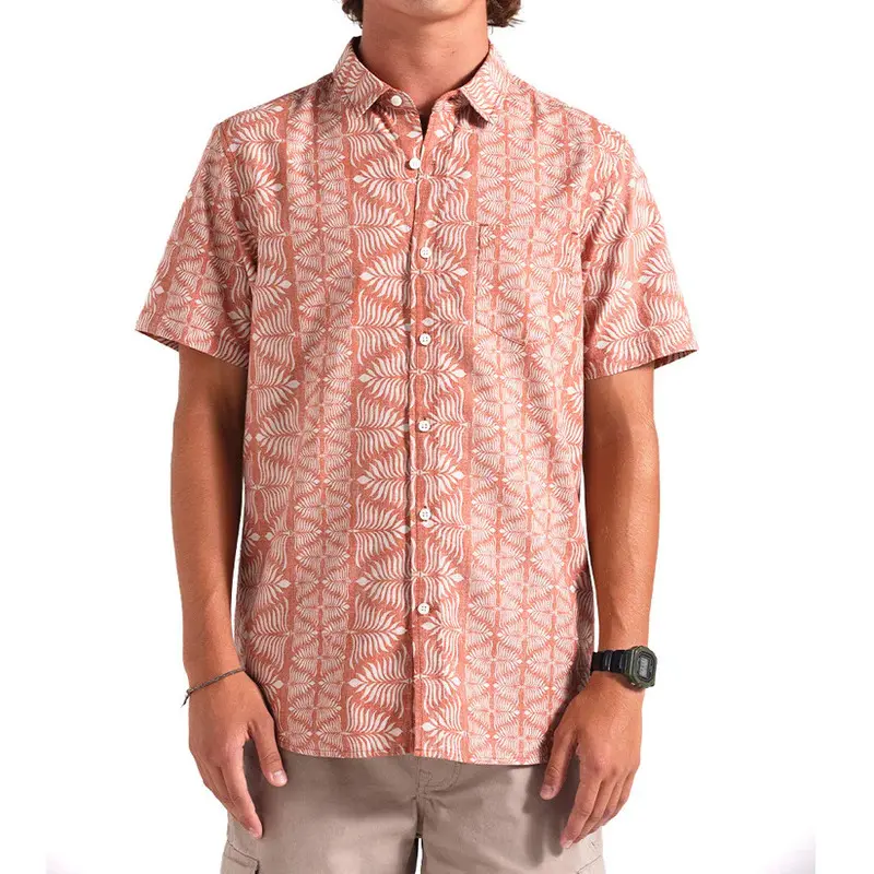 CAMISA VISSLA ISLAND IMPRESSIONS ECO TERRACOTA