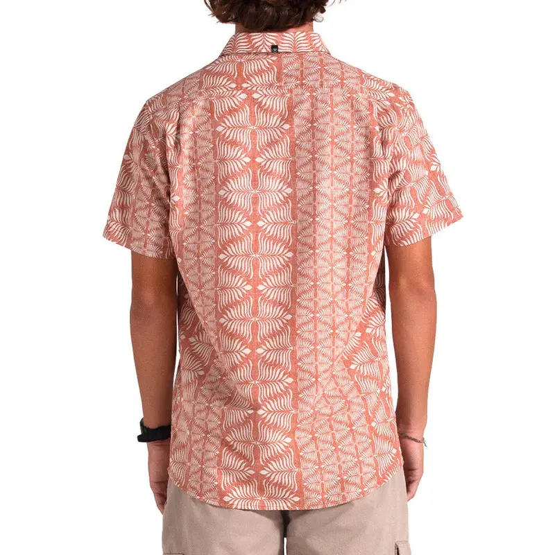 CAMISA VISSLA ISLAND IMPRESSIONS ECO TERRACOTA