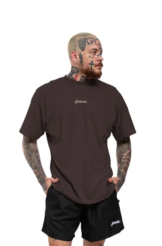CAMISETA NO-SEW APPROVE NEW CLASSIC MARROM