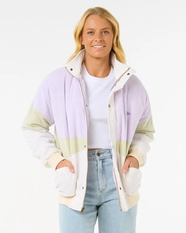 JAQUETA RIP CURL CALA VADELLA OFF WHITE