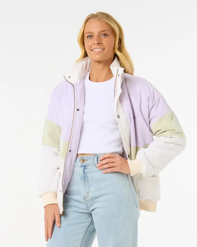 JAQUETA RIP CURL CALA VADELLA OFF WHITE