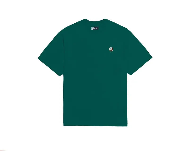 CAMISETA OUS CUBO MINIMAL VERDE