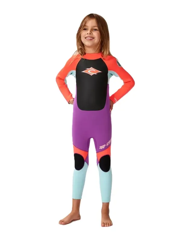 LONG JOHN RIP CURL OMEGA 3/2 BACK ZIP PINK