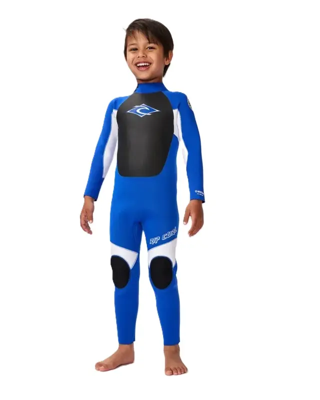 LONG JOHN RIP CURL OMEGA 3/2 BACK ZIP BLUE