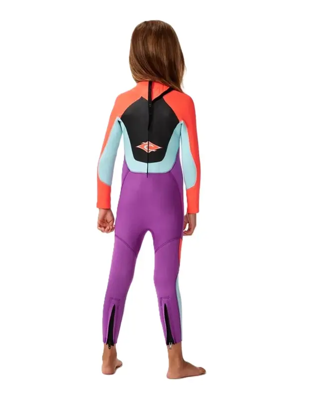 LONG JOHN RIP CURL OMEGA 3/2 BACK ZIP PINK