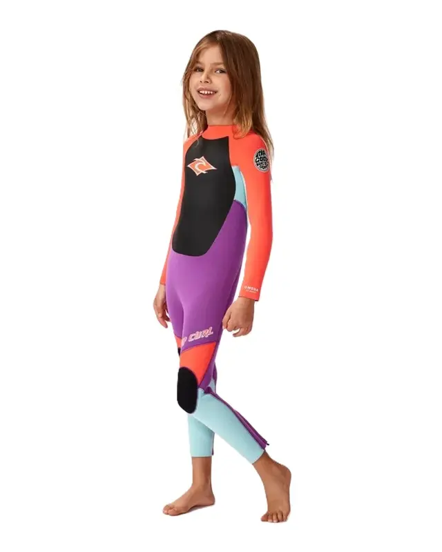 LONG JOHN RIP CURL OMEGA 3/2 BACK ZIP PINK