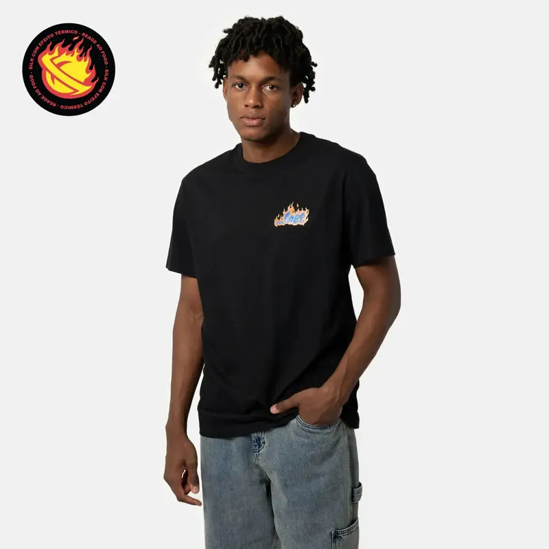 CAMISETA LOST THERMIC PRETO