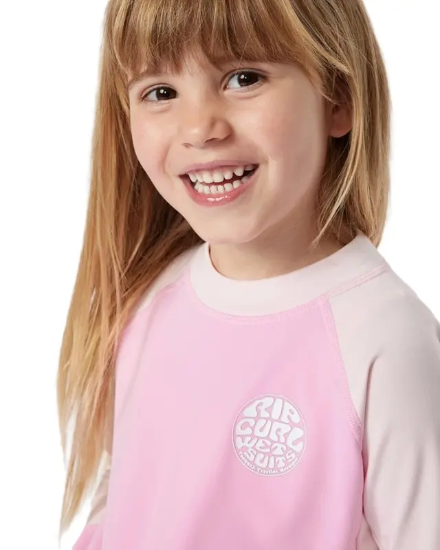 LYCRA RIP CURL ICONS UV BRUSHED INFANTIL 4067-BRIGHT PINK