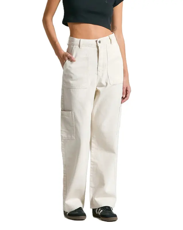 CALCA JEANS VOLCOM CARGSTONE OFF WHITE