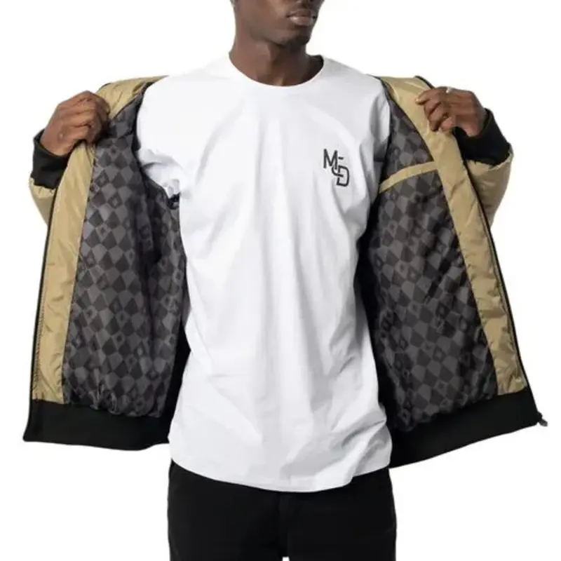JAQUETA MCD FORRADA BOMBER CINZA STONE