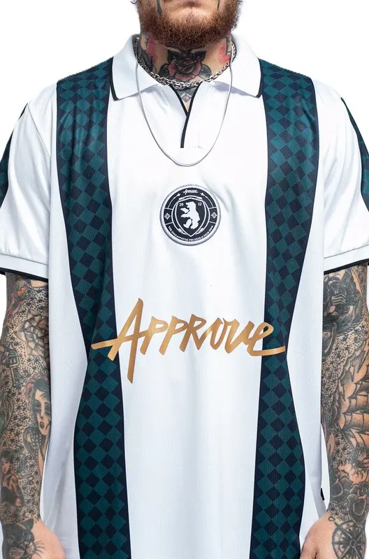 CAMISETA APPROVE POLO DRY LISTRAS ONLY BRANCO
