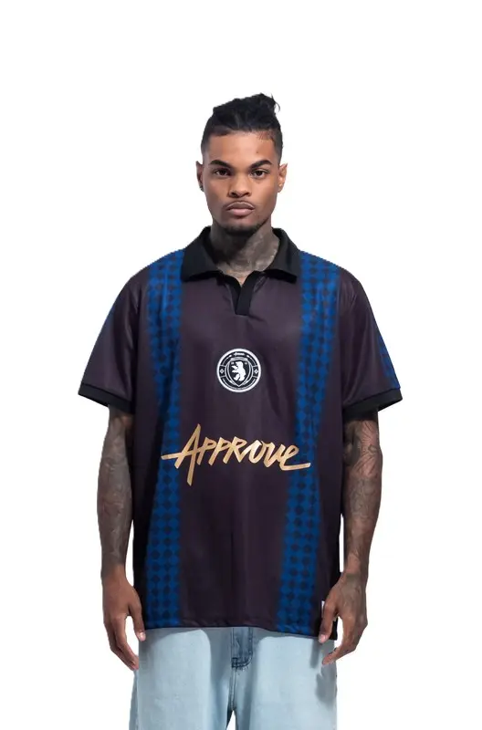 CAMISETA APPROVE POLO DRY LISTRAS ONLY PRETO