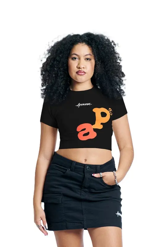 CROPPED APPROVE BABYLOOK LETTERS PRETO COLORIDO
