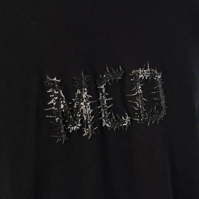 CAMISETA MCD ESPINHO PRETO/PRATA