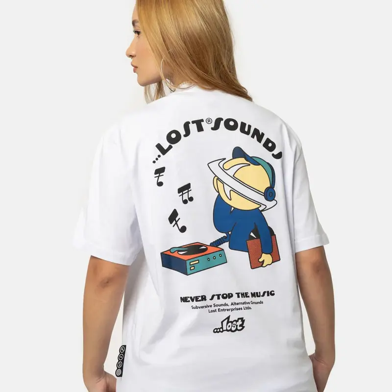 CAMISETA LOST DJ SOUNDS BRANCO