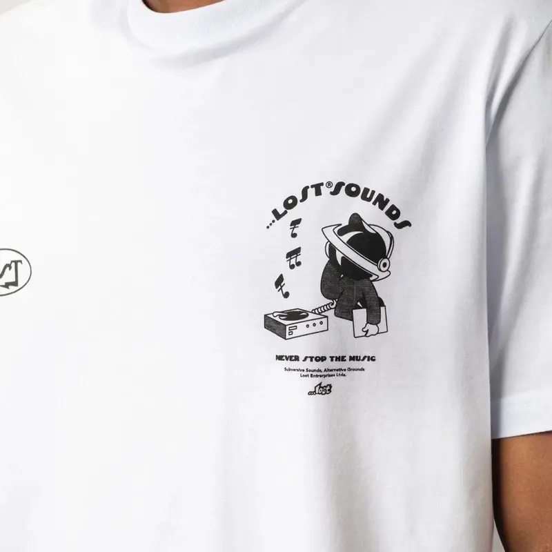 CAMISETA LOST DJ SOUNDS BRANCO