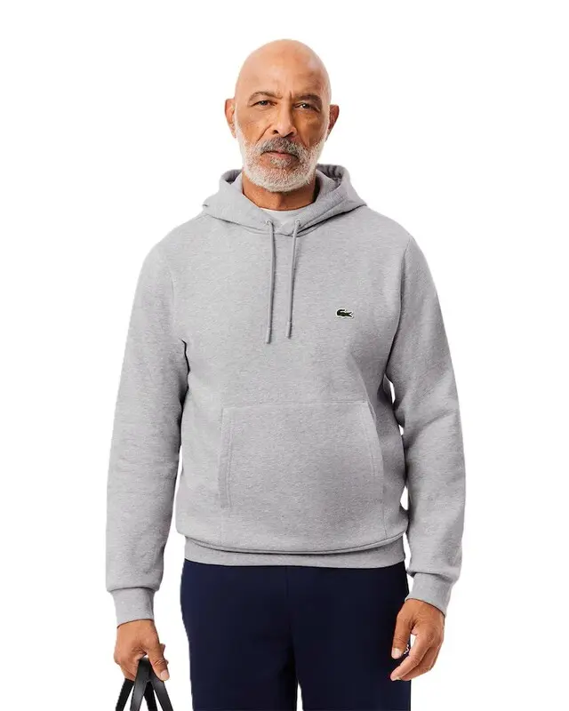 MOLETON COM CAPUZ LACOSTE GREY