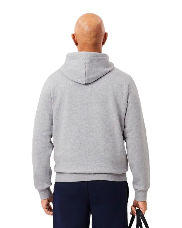 MOLETON COM CAPUZ LACOSTE GREY